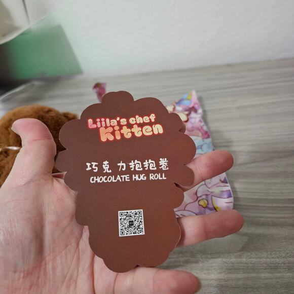 Liila's Chef Kitten Blind Box Chocolate Hug Roll Vinyl Plush Pendent NO BOX - Picture 10 of 10